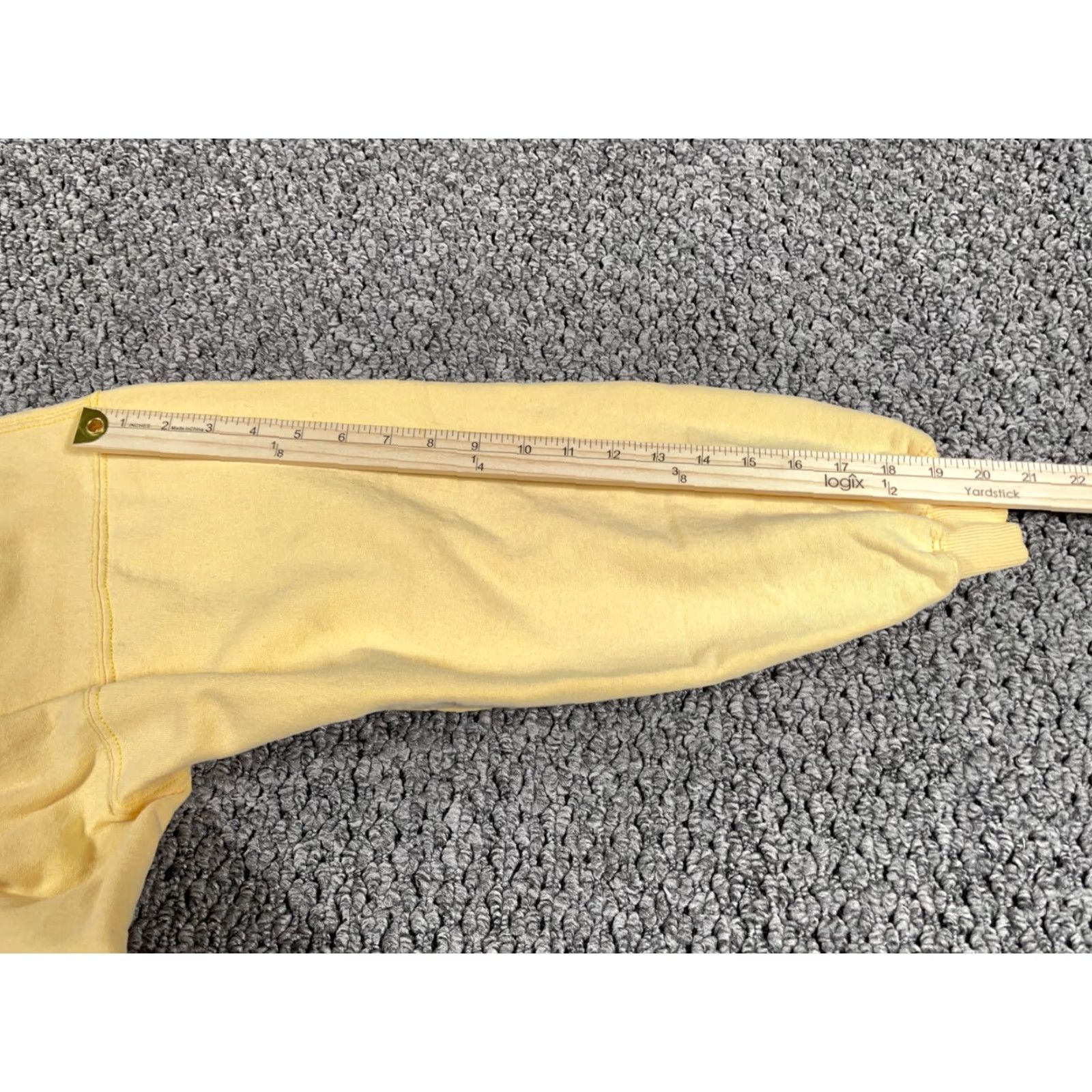 Gildan VINTAGE Gildan Sweatshirt Adult XL Yellow Embroidered Lake Ann Michigan 90s Retro Heavyweight Crewneck Men Size US XL / EU 56 / 4 - 7 Thumbnail