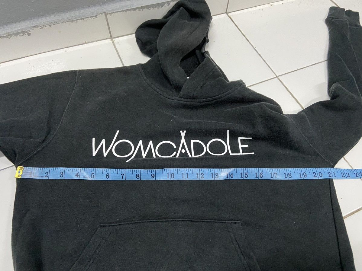Japanese Brand WOMCADOLE BRAND BLACK HOODIE Size US M / EU 48-50 / 2 - 10 Thumbnail