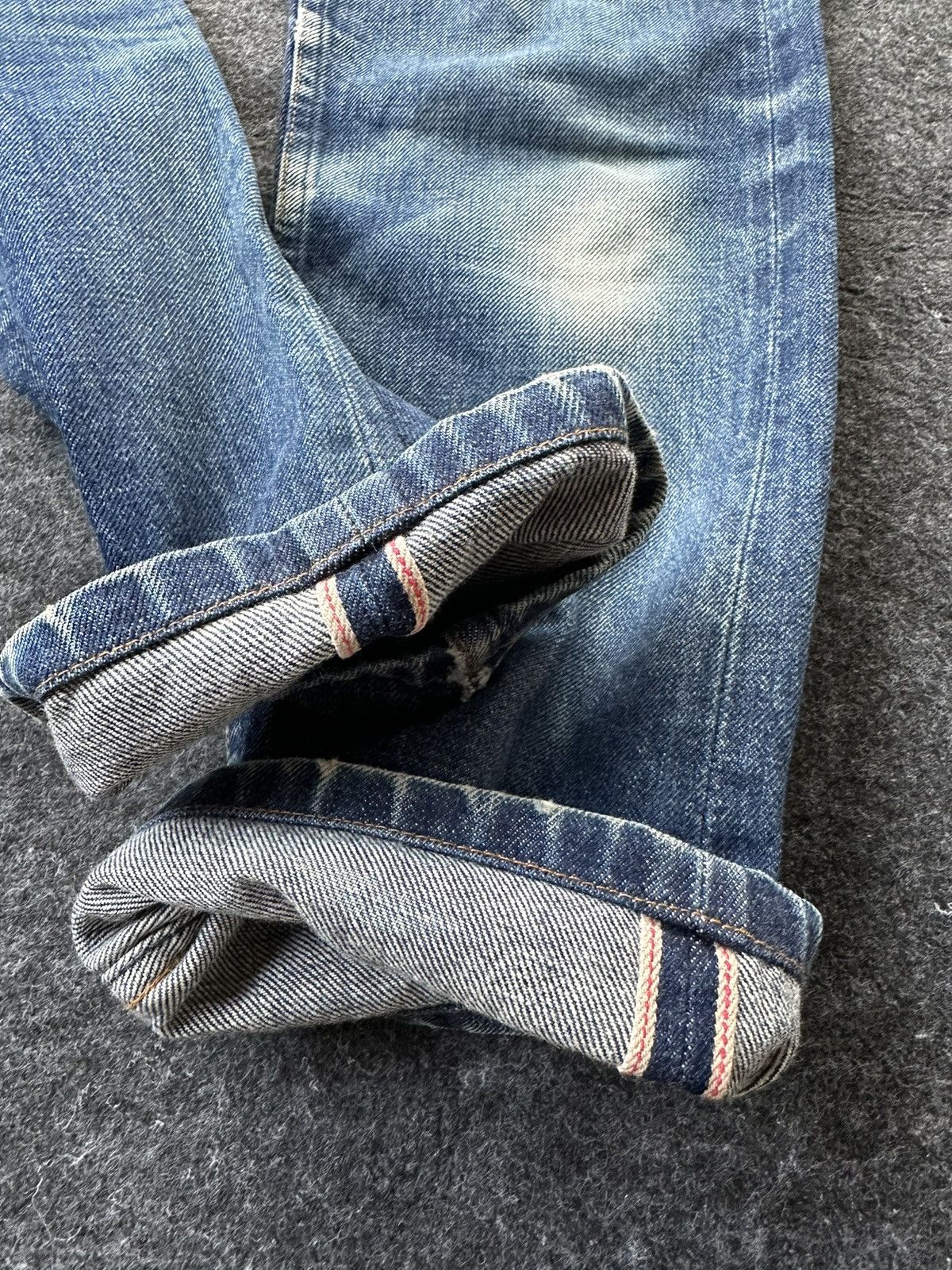 A.P.C. Vintage APC Selvedge Distressed Denim Waist 26 D379 Size US 26 / EU 42 - 10 Thumbnail