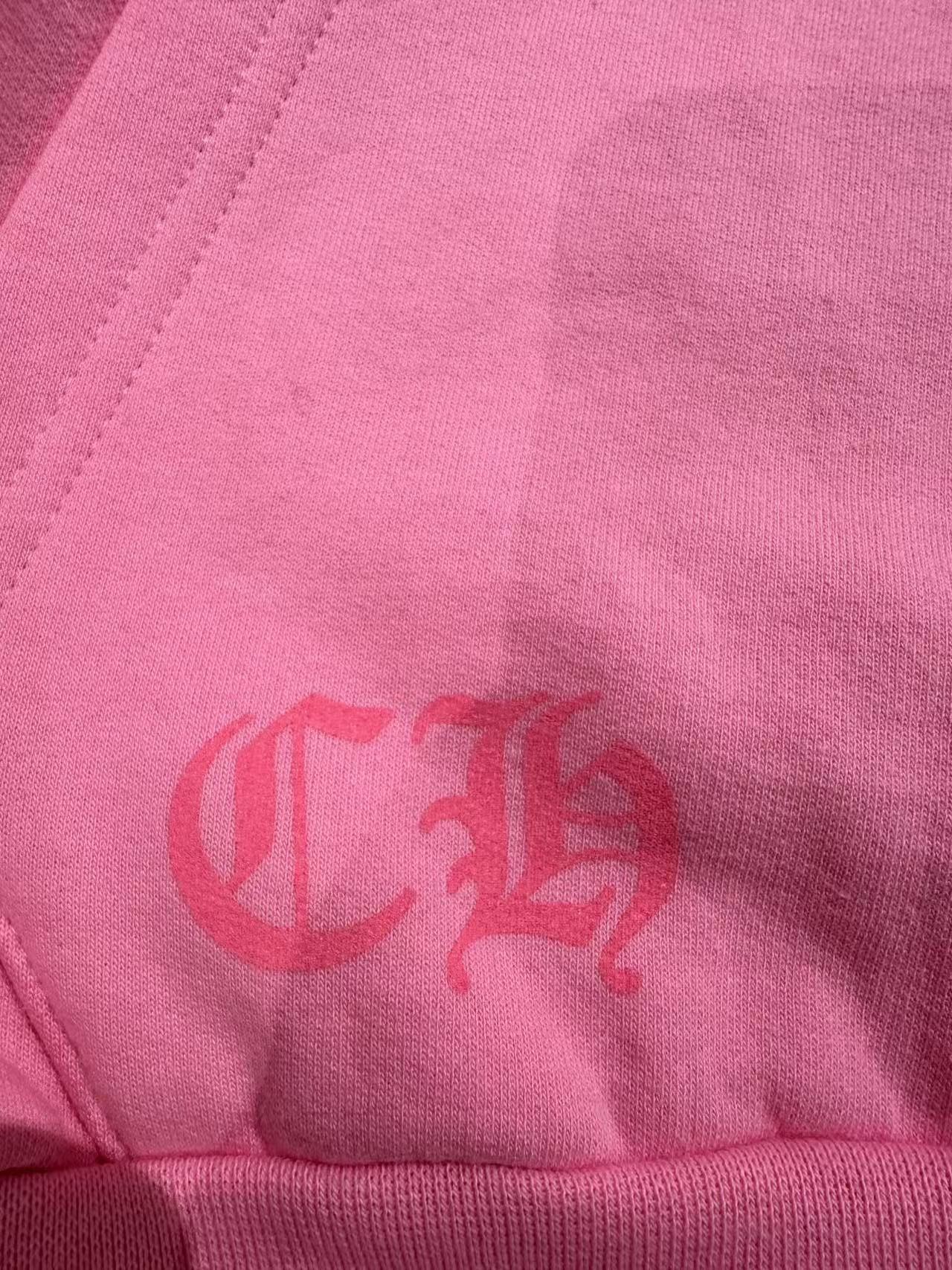 Chrome Hearts Chrome Hearts Horseshoe Logo Pink Pullover Hoodie Size US XL / EU 56 / 4 - 8 Thumbnail