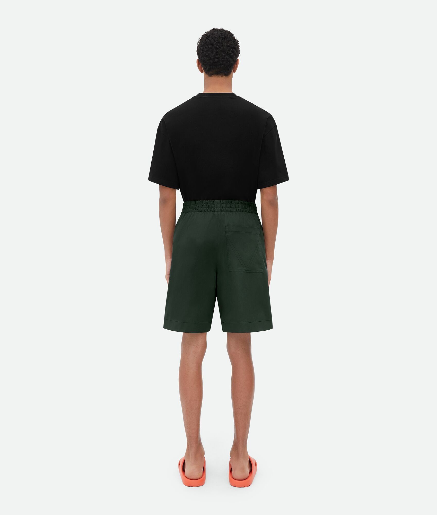 Bottega Veneta o1w1db10525 Soft Cotton Shorts in Camping Size US 28 / EU 44 - 3 Thumbnail