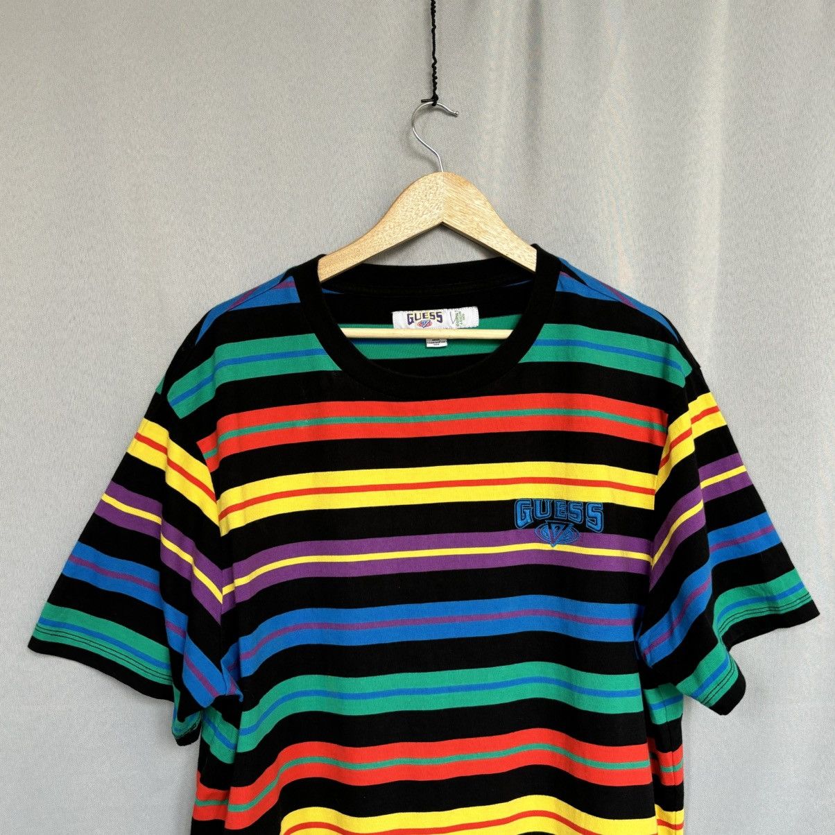 Guess Guess multicolor rare tee t-shirt xl streetwear Size US XL / EU 56 / 4 - 2 Thumbnail