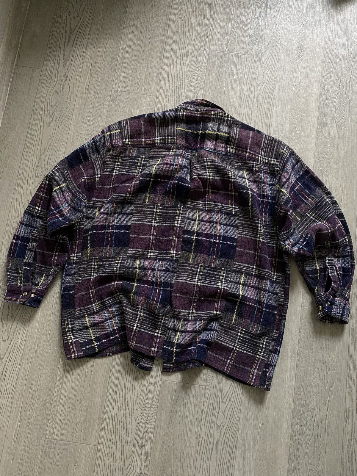 Fjallraven Fjallraven Purple Multicoloured Lognsleeve Flanel Shirt Size US L / EU 52-54 / 3 - 7 Thumbnail