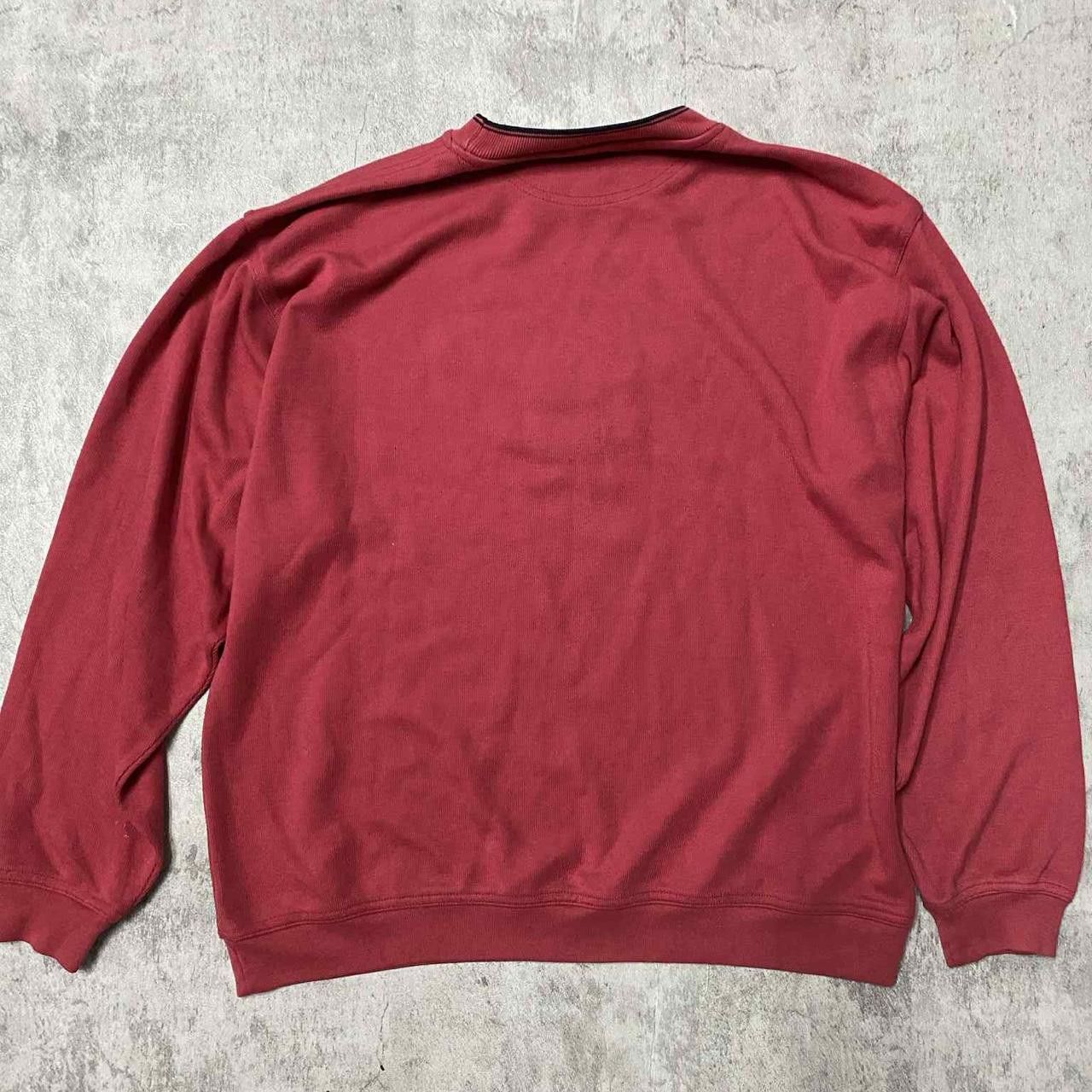 Other Embroidered red vintage crewneck sweatshirt streetwear Size US L / EU 52-54 / 3 - 6 Thumbnail