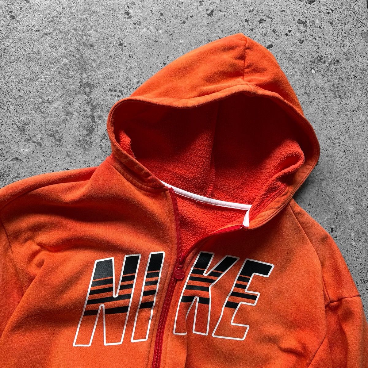 Nike Nike Sportswear Mens Tie Dye Orange Full Zip Hoodie LS Size US XL / EU 56 / 4 - 4 Thumbnail