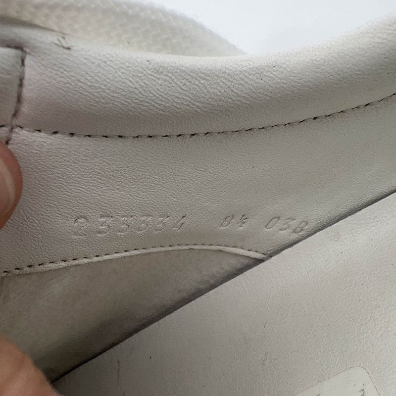 Gucci Gucci White GG Pattern Leather Sneakers Size US 9.5 / EU 42-43 - 5 Thumbnail