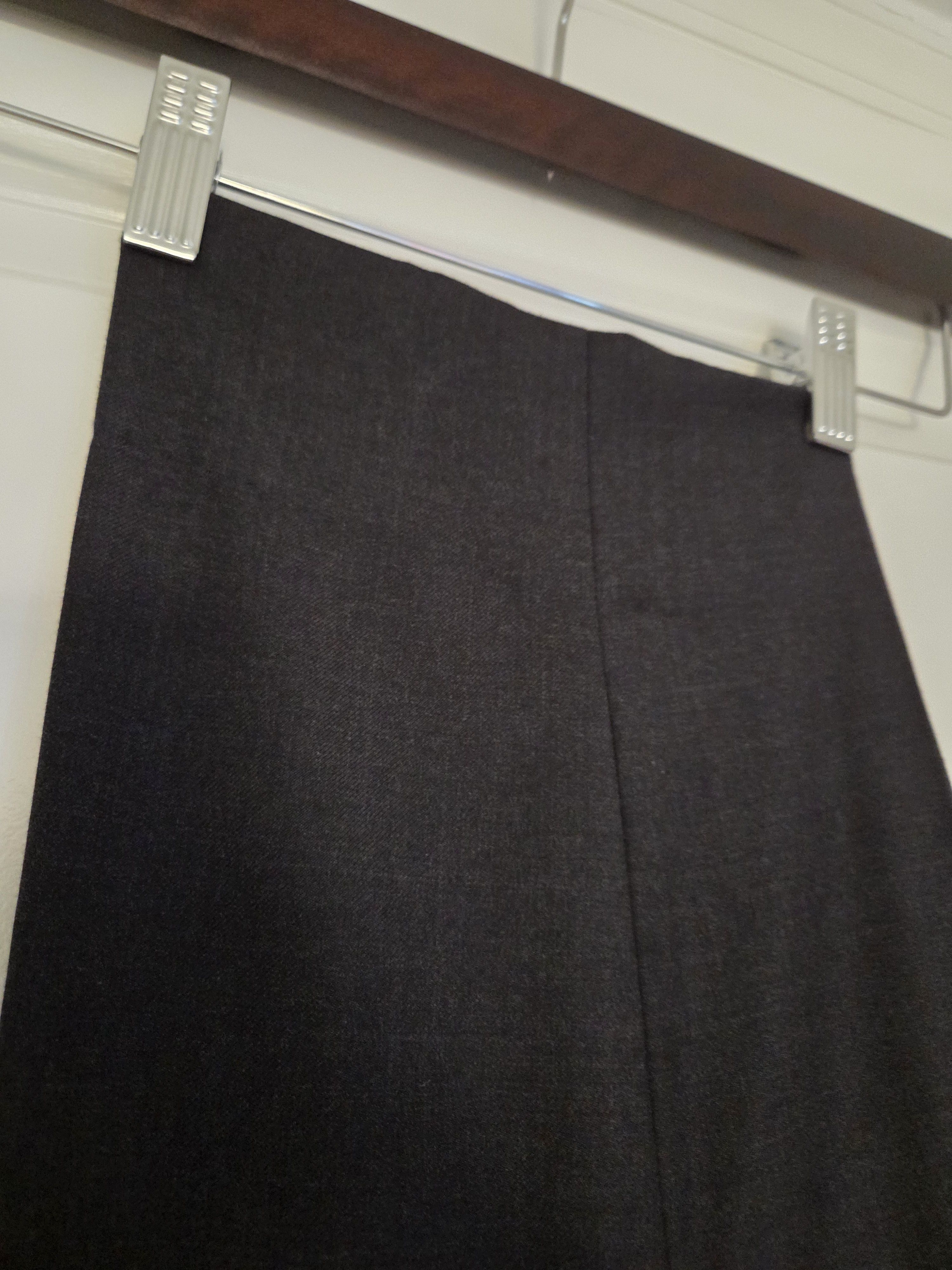 Other W. W. Chan charcoal wool twill dress pants Size 36R - 6 Thumbnail