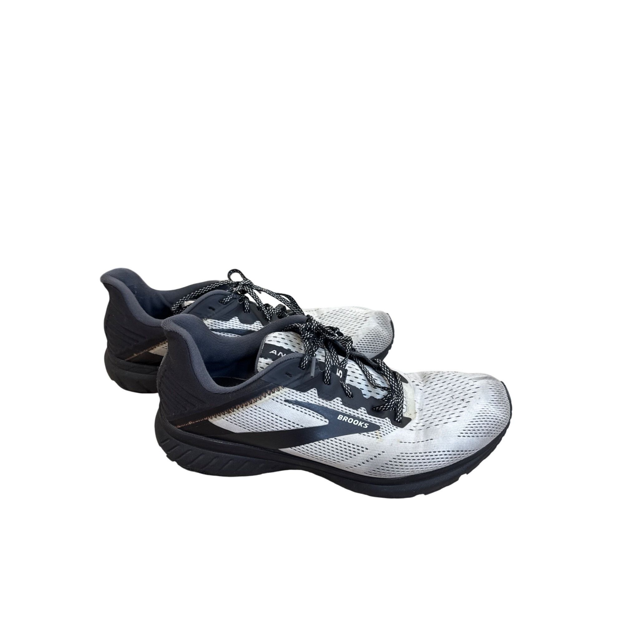 Brooks Brooks Anthem 5 Mens Gray/Black Running Shoes Sneakers Size Size US 11 / EU 44 - 3 Thumbnail