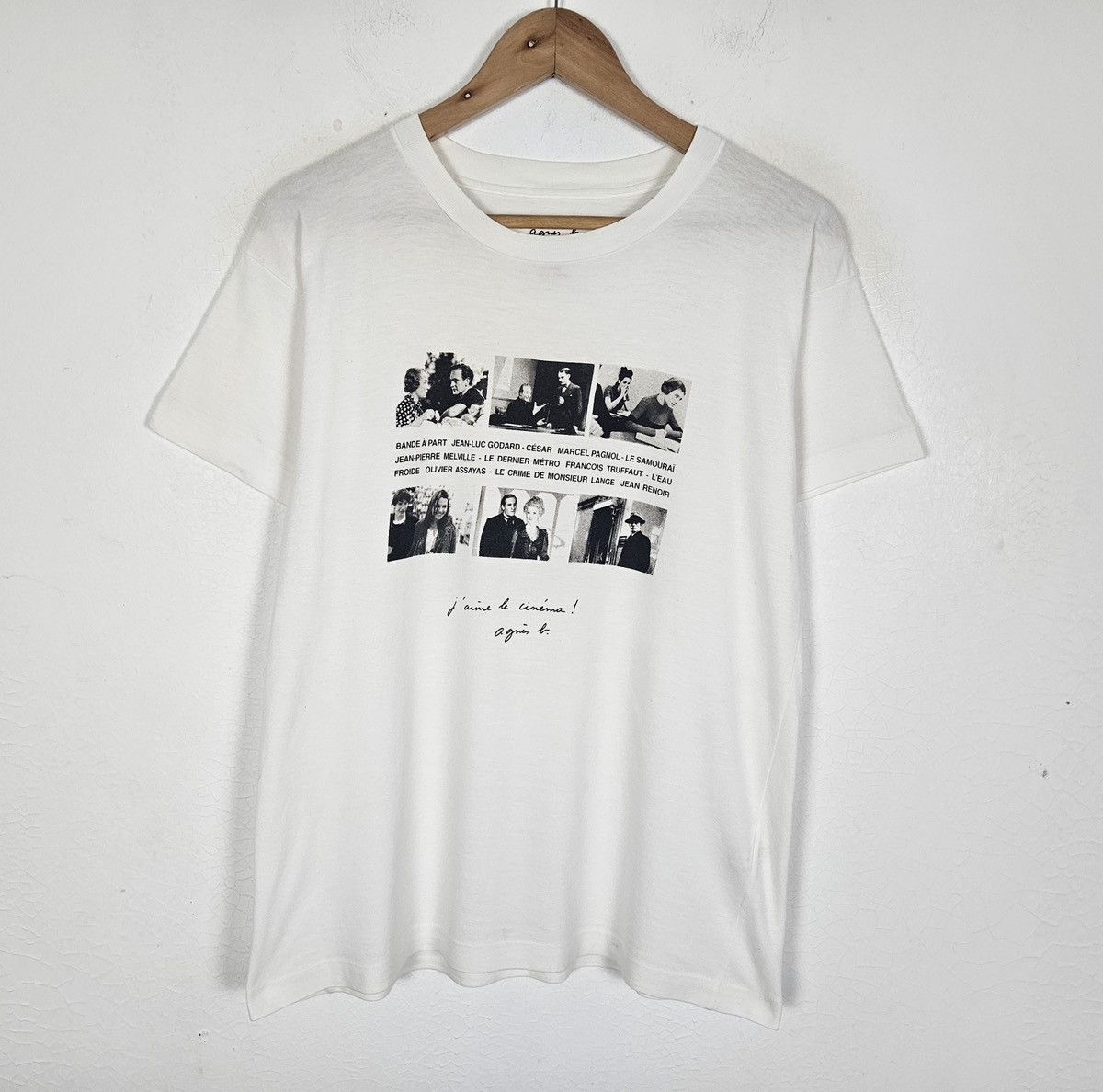 agnes b. Agnes b. j’ aime la cinema 90s Annee de la France shirt Size US M / EU 48-50 / 2 - 2 Thumbnail