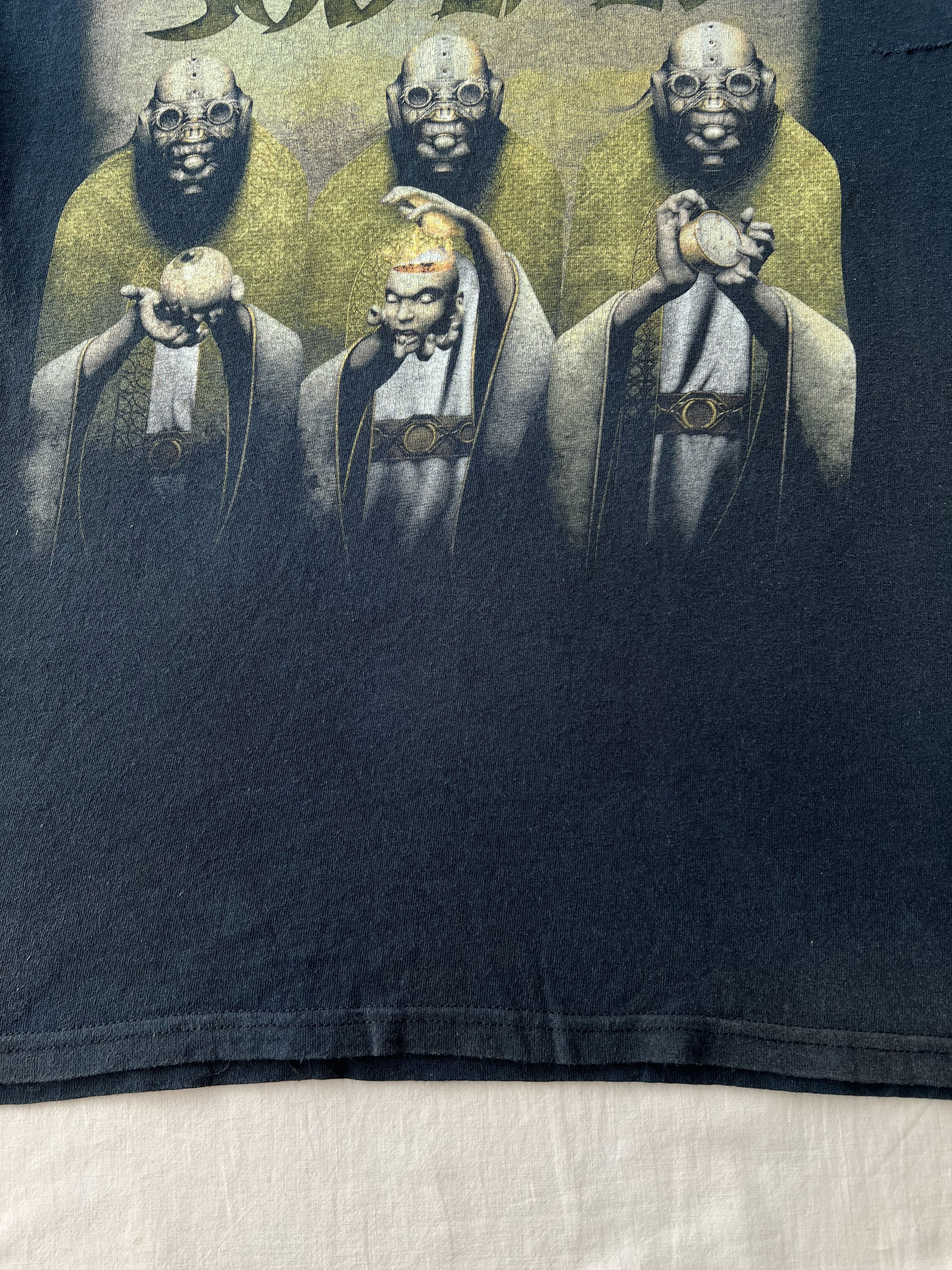 Band Tees Vintage 2010 Soulfly Omen Europe Tour Promo T-shirt Size US L / EU 52-54 / 3 - 5 Thumbnail