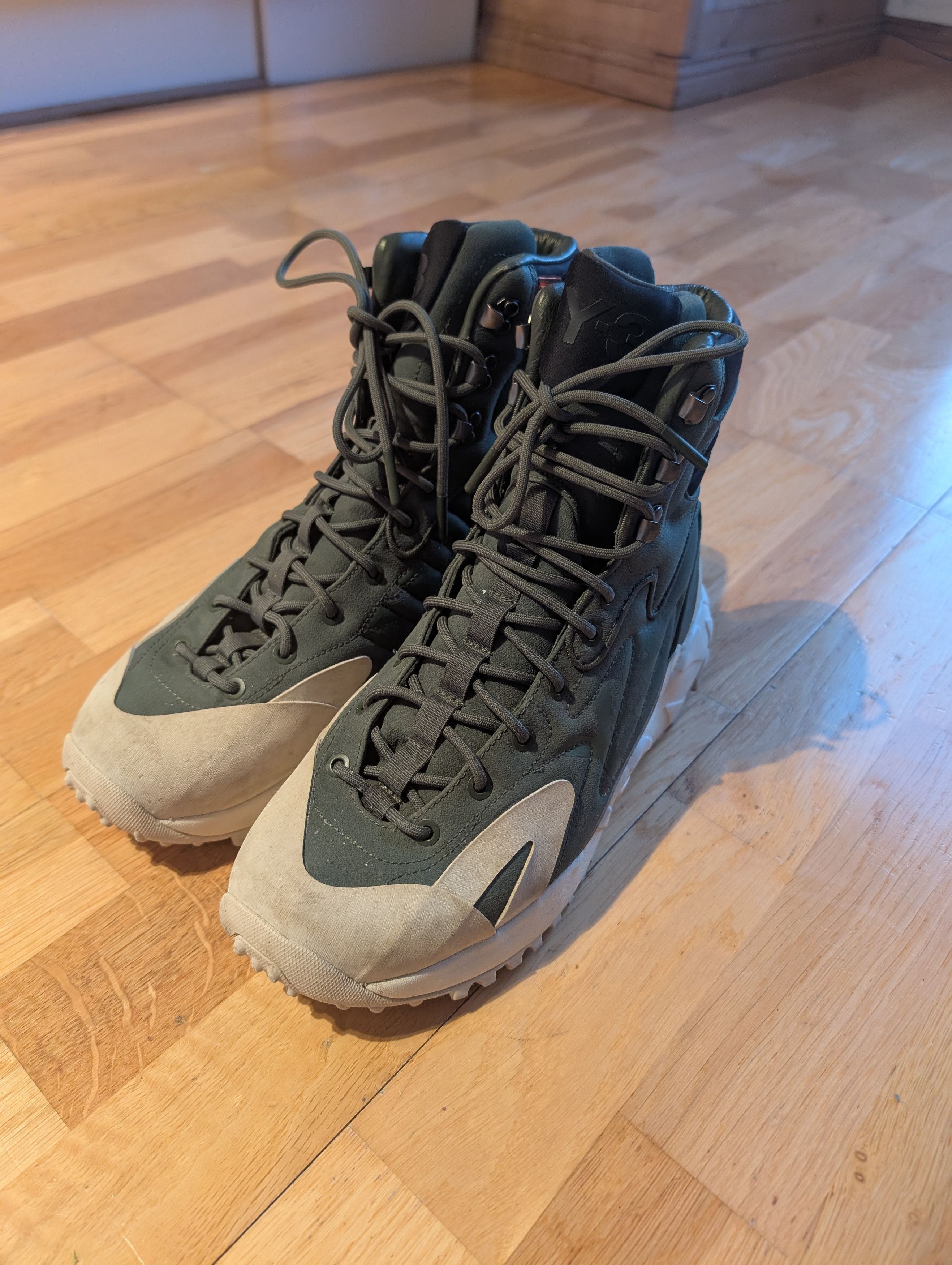 Adidas Adidas Y3 Notoma Boot STEAL Size US 9.5 / EU 42-43 - 2 Thumbnail