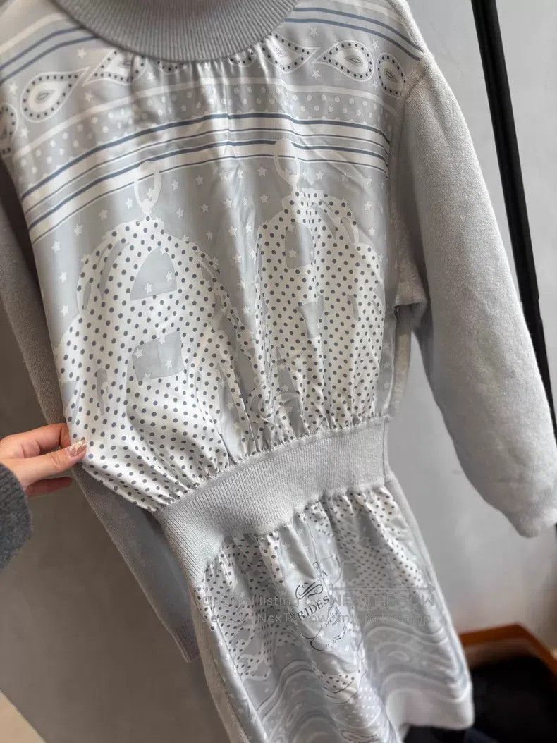 Hermes Hermes Wool and Silk Blend Dress Size XS / US 0-2 / IT 36-38 - 2 Thumbnail