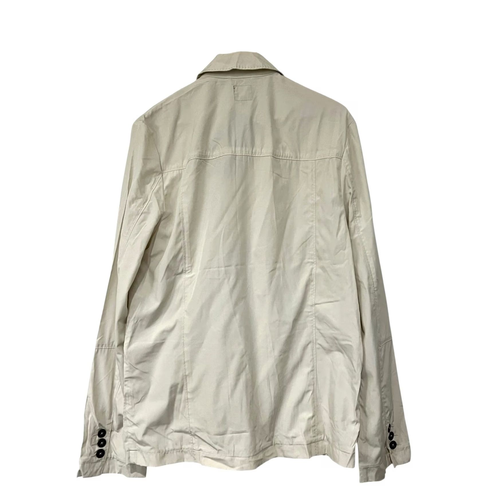 Vintage Finn Flare Mens Jacket Cream Full Zip Stand-Up Collar Zip Pockets European Sz S Windbreaker City Men Size US S / EU 44-46 / 1 - 2 Thumbnail