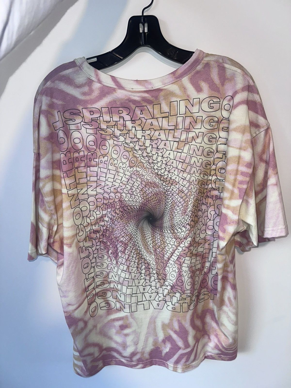 Diesel Diesel “Spiraling Out of Control” Graphic Tee (Pink/Beige) Size US L / EU 52-54 / 3 - 3 Thumbnail
