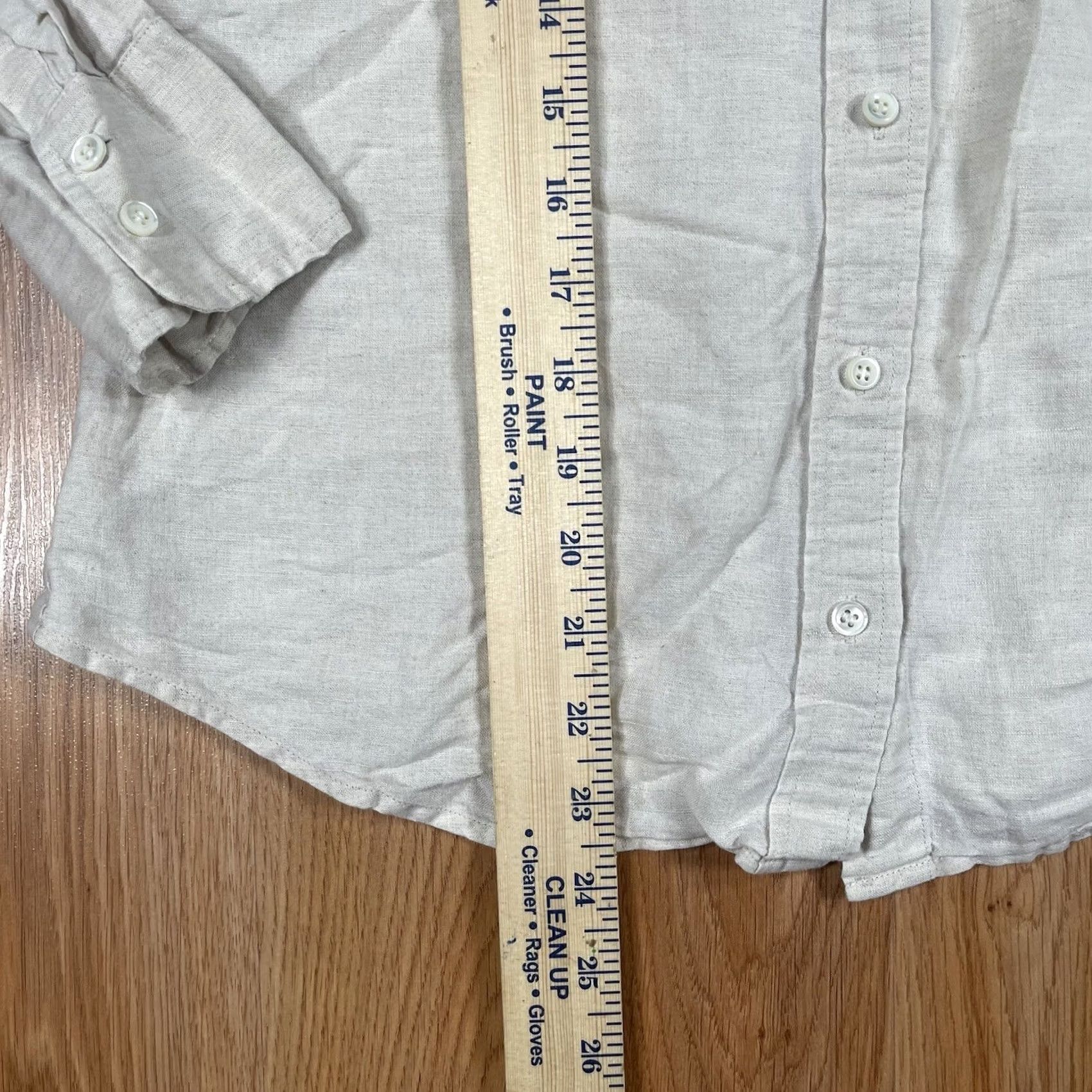 Vintage VINTAGE? No. J Crew Button-Up Shirt Womens Size 0 Beige Linen Blend Long Sleeve Casual Shirt Womens XS-0? (No new info). Size XS / US 0-2 / IT 36-38 - 5 Thumbnail