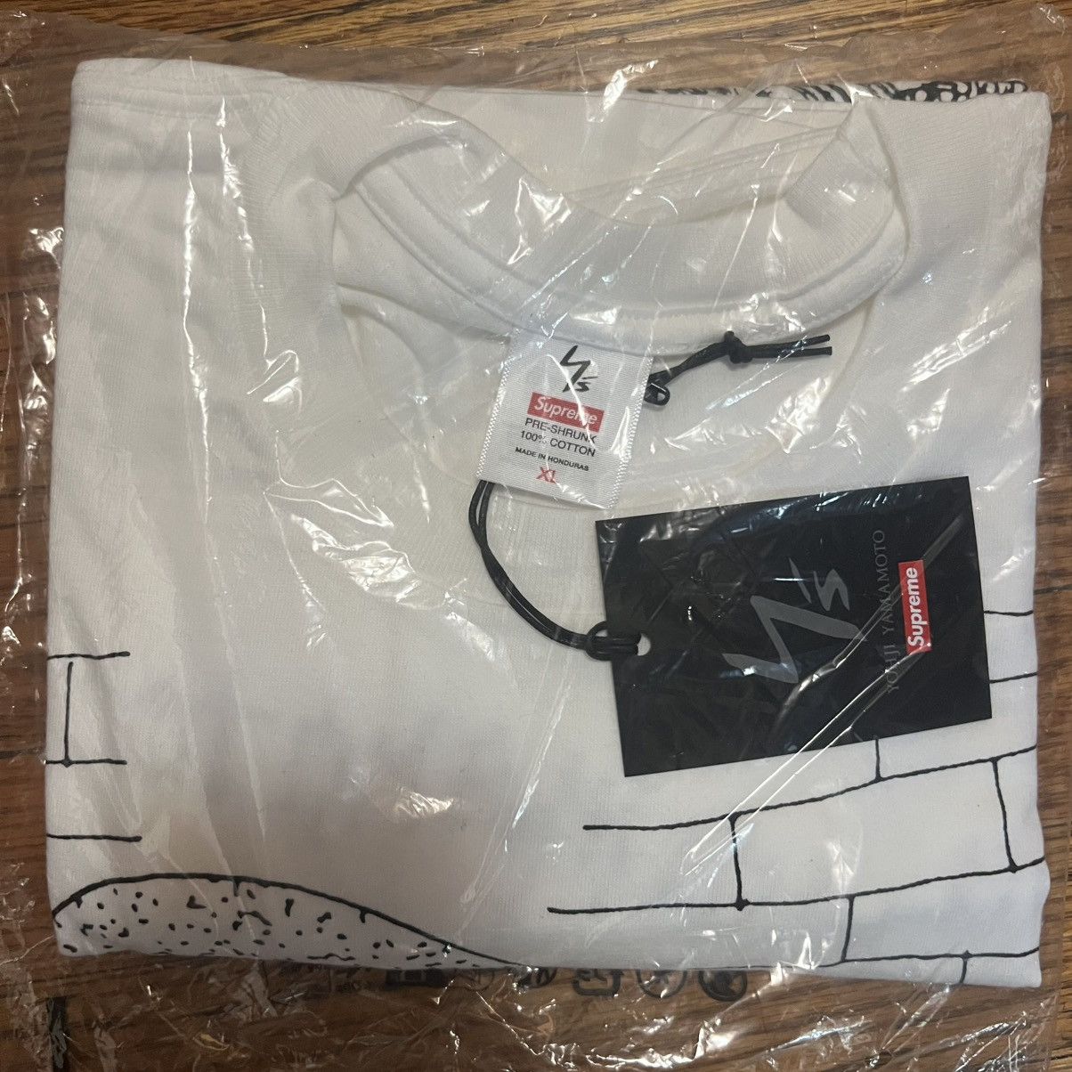 Supreme Supreme Ys By Yohji Yamamoto Thinker Tee White Size: XL Size US XL / EU 56 / 4 - 2 Thumbnail
