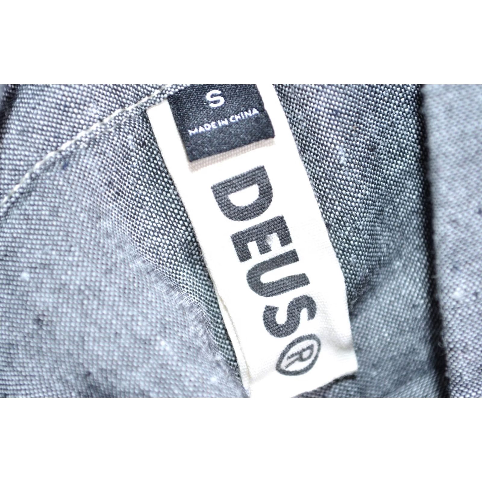 Deus Ex Machina DEUS Shirt Long Sleeve Button-Up Size S Grey Mens Athletic Collared Cotton DEUS ex Machina Size US S / EU 44-46 / 1 - 4 Thumbnail