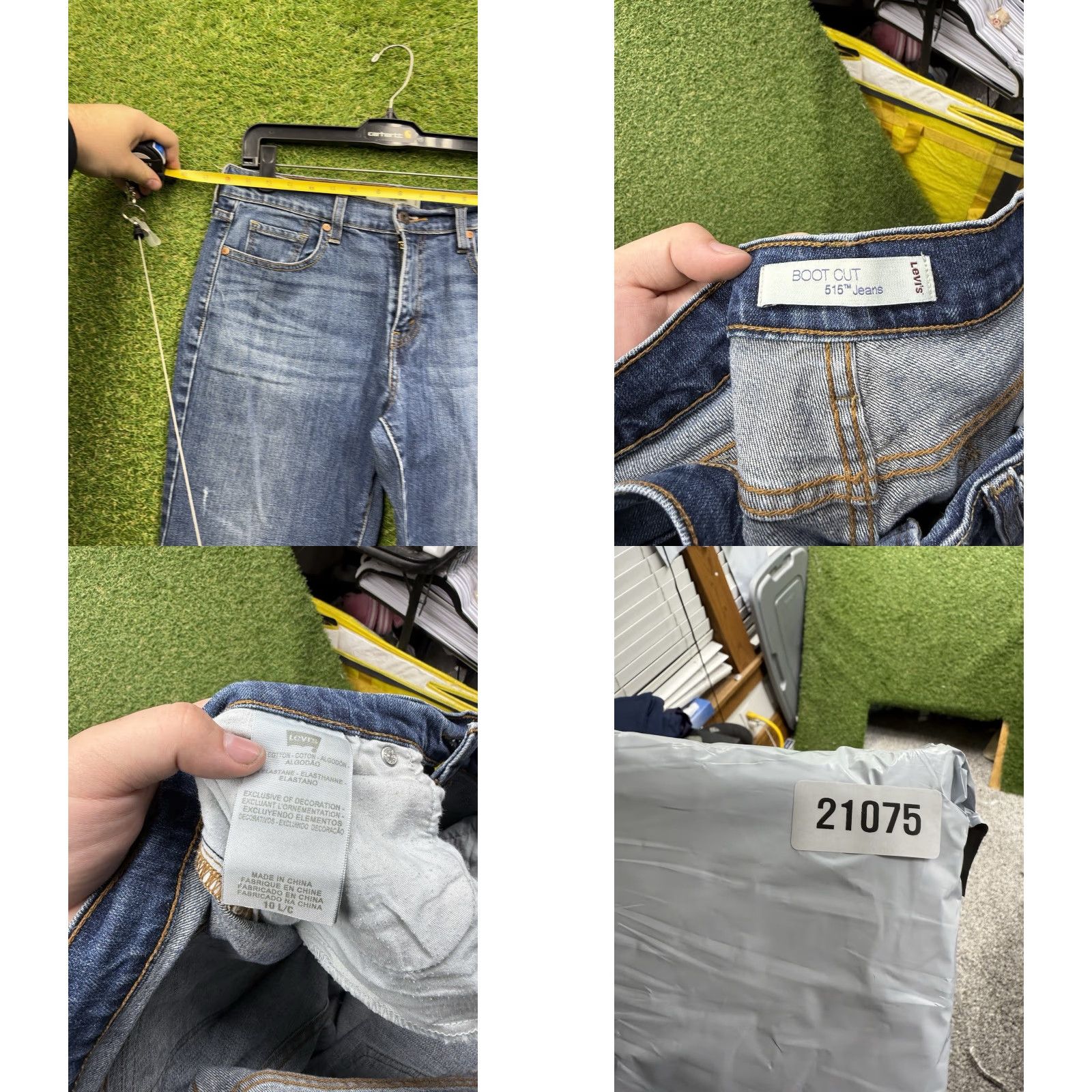 Levi's VINTAGE Levi's 515 Jeans Women 10 Bootcut Denim Blue 5-Pocket Classic Retro Western Casual Womens Size 32" / US 10 / IT 46 - 8 Thumbnail