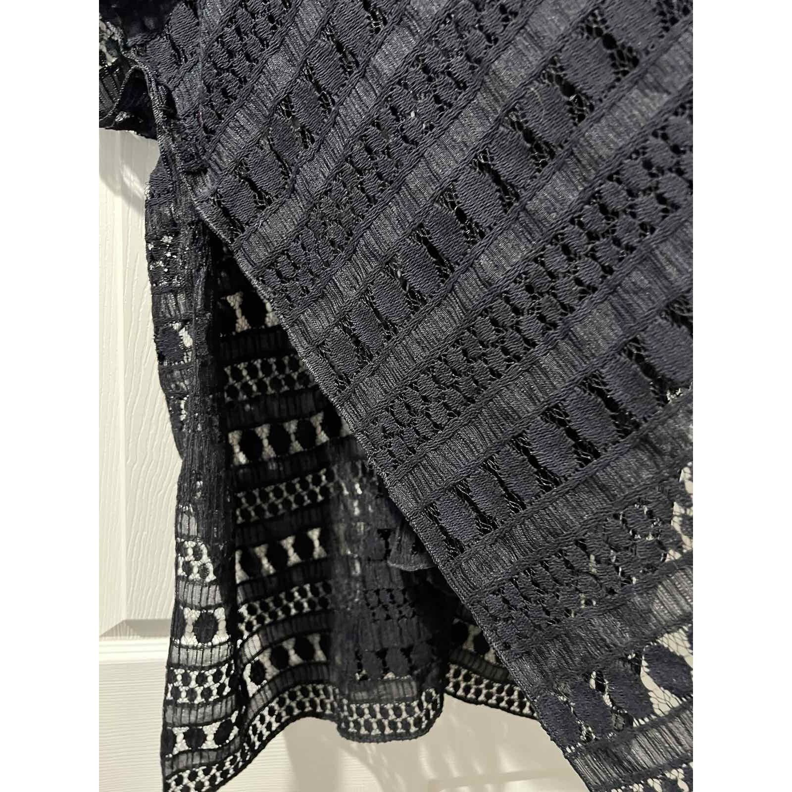 & Other Stories LANE BRYANT BLACK LACE KIMONO ONE SIZE Swim Cover A000600 Size S / US 4 / IT 40 - 10 Thumbnail