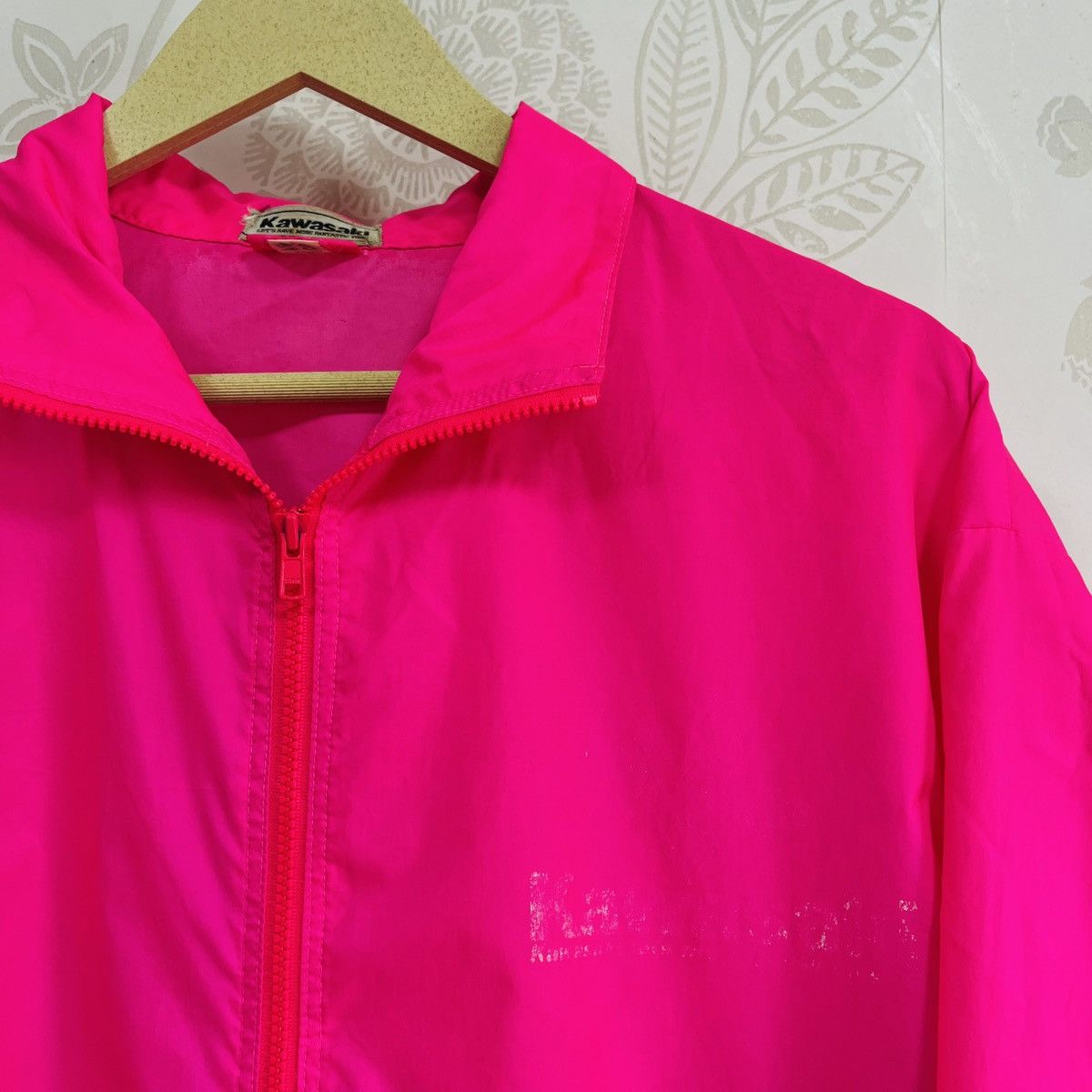 Japanese Brand × Vintage Vintage 80s Kawasaki Light Jacket Windbreaker Size US L / EU 52-54 / 3 - 4 Thumbnail