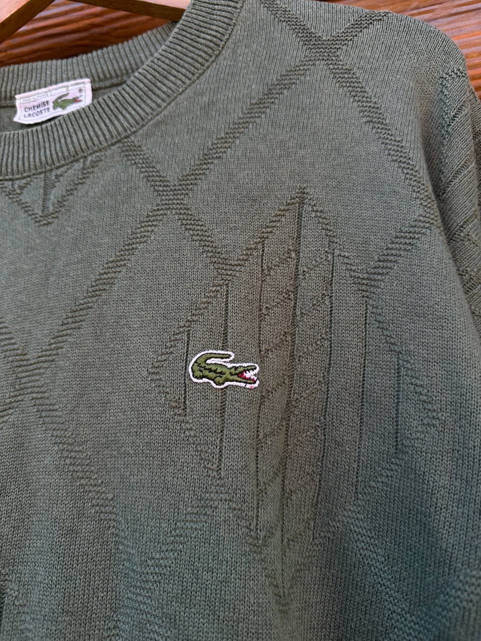 Lacoste Vintage Lacoste Chemise Knit Sweater Size US XL / EU 56 / 4 - 5 Thumbnail