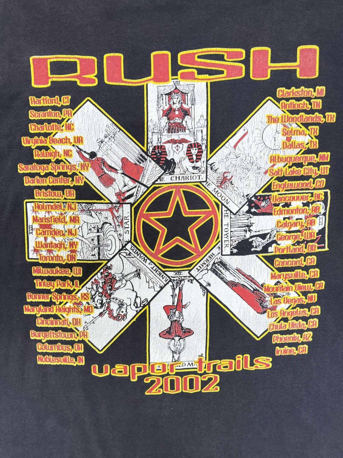 Band Tees × Vintage RUSH VAPOR TRAILS 2002 Size US XL / EU 56 / 4 - 6 Thumbnail