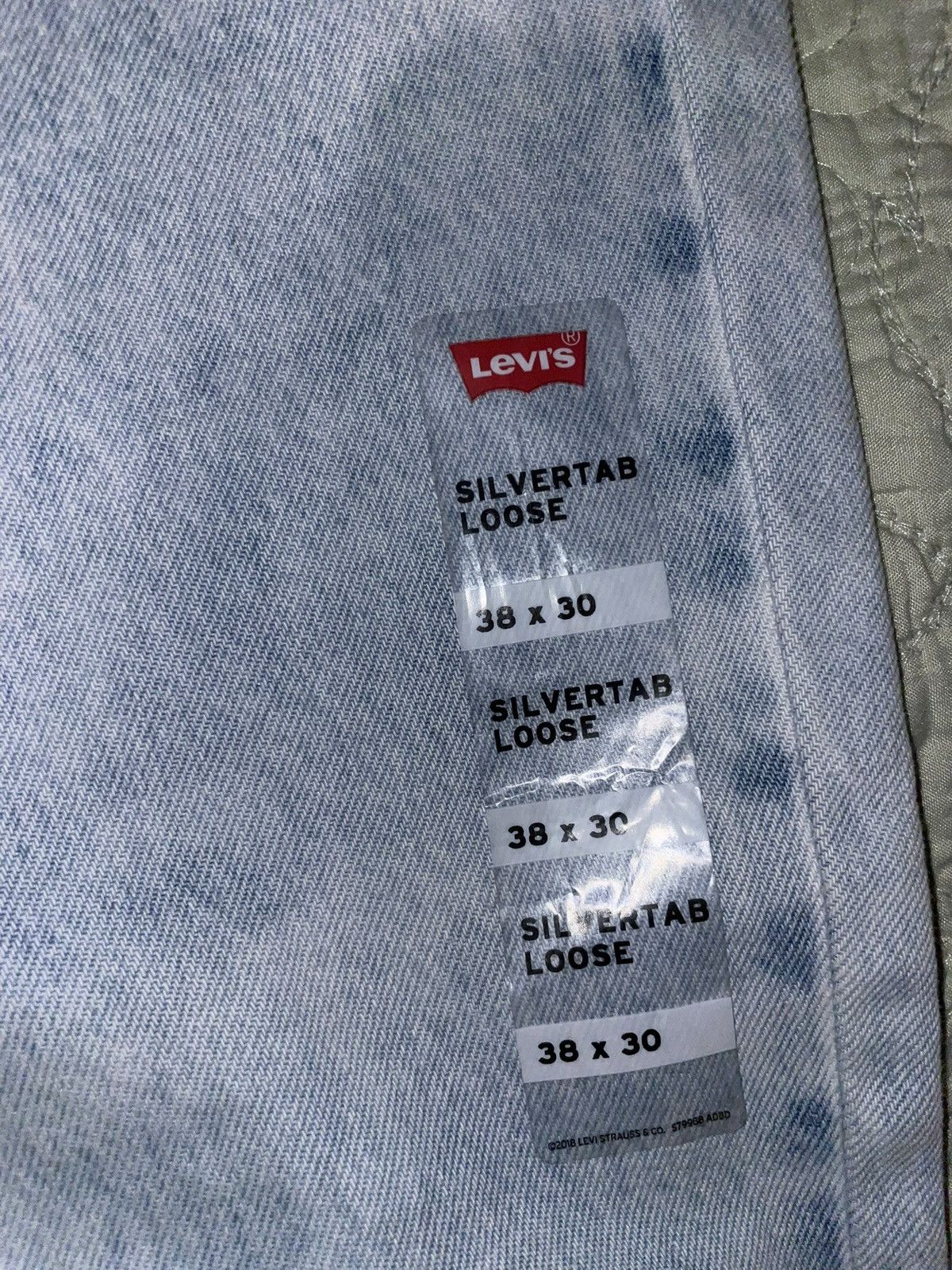 Levi's Levi’s Silvertab Loose Jeans Light Wash Brand New 38x30 Size US 38 / EU 54 - 5 Thumbnail