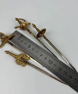 Vintage Toledo Vintage Set Toothpicks Cocktail Olive Picks Sword Size ONE SIZE - 7 Thumbnail