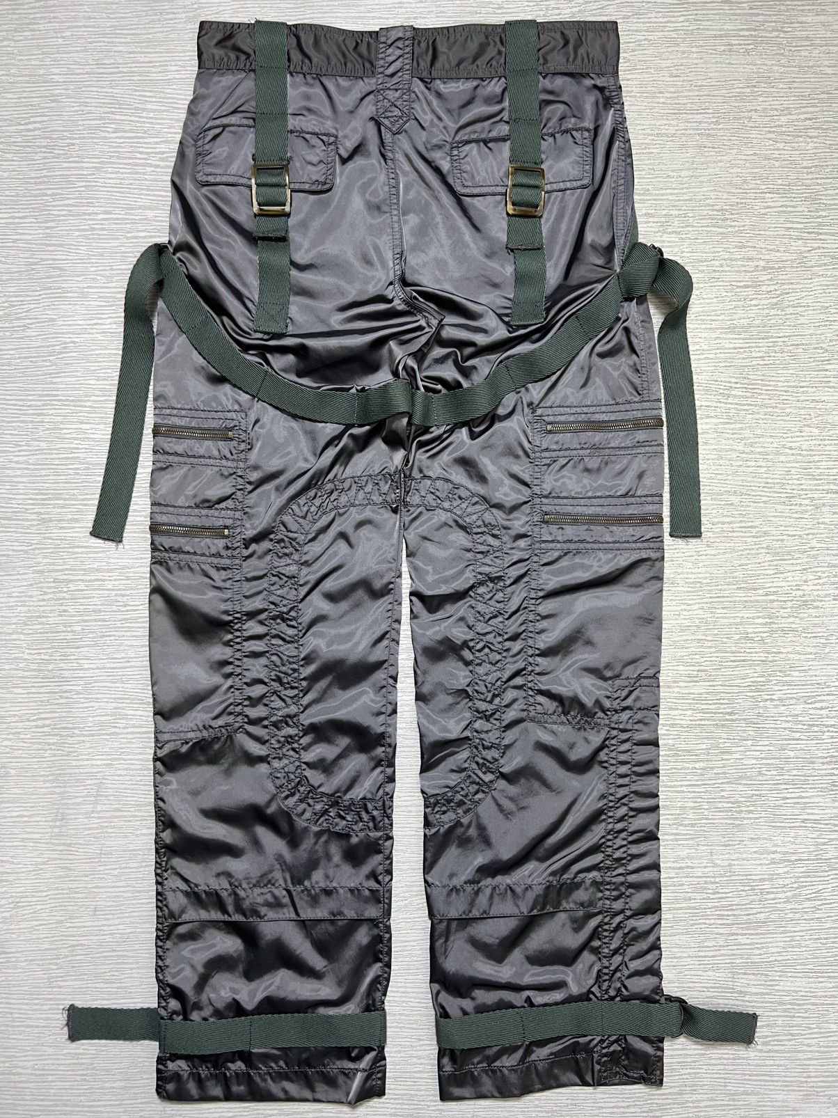 Dolce & Gabbana Dolce & Gabbana - FW03 - Bondage Parachute Nylon Cargo Pants Size US 32 / EU 48 - 4 Thumbnail