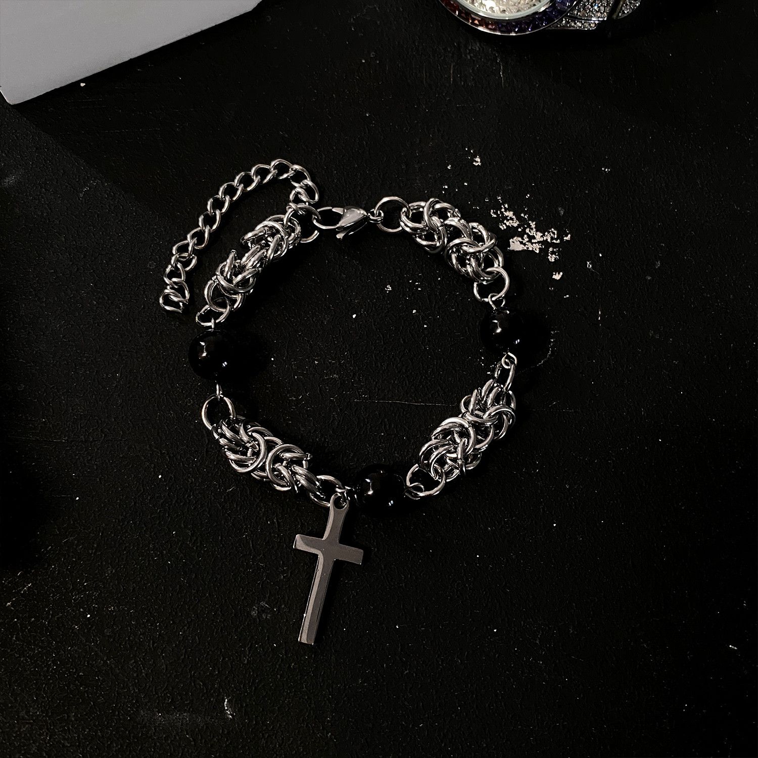 Jewelry Cross Rare Bracelet Y2K Punk Chain Gotch Bracelets Chains Size ONE SIZE - 2 Thumbnail