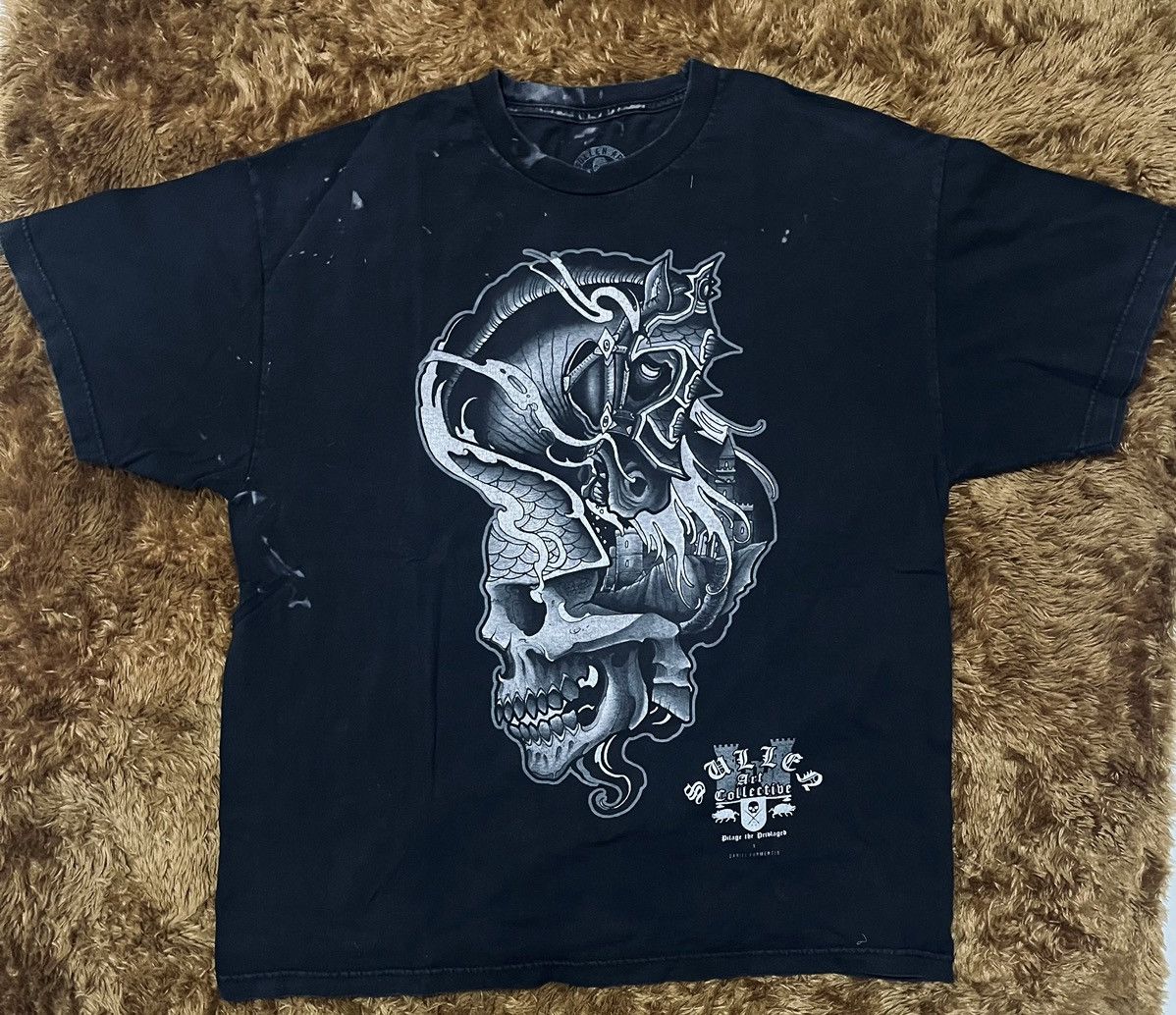Vintage Sullen Pilage the Privlaged x Daniel Formentin Art Graphic Size US XL / EU 56 / 4 - 1 Thumbnail