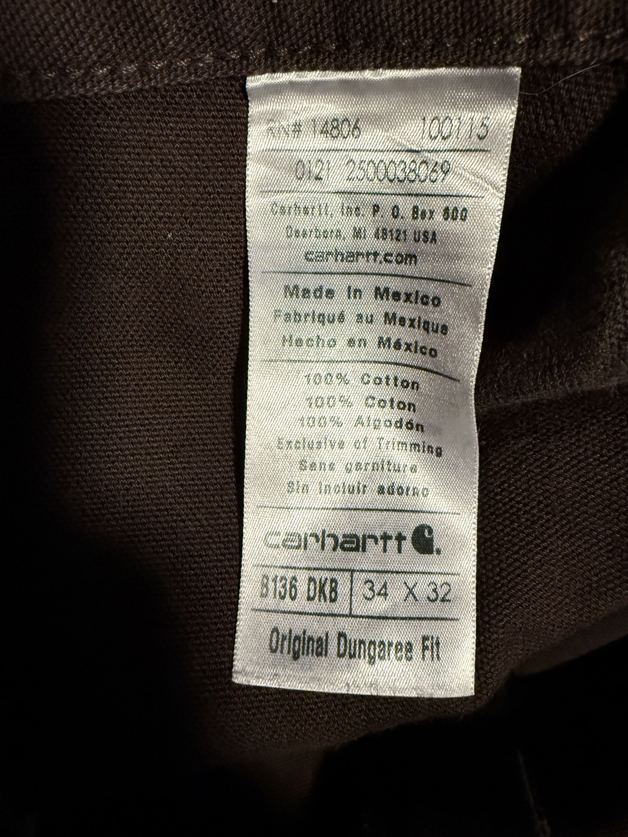 Carhartt Custom Double Knee Flared Carpenters Dungaree - Brown - 34 Size US 34 / EU 50 - 4 Thumbnail