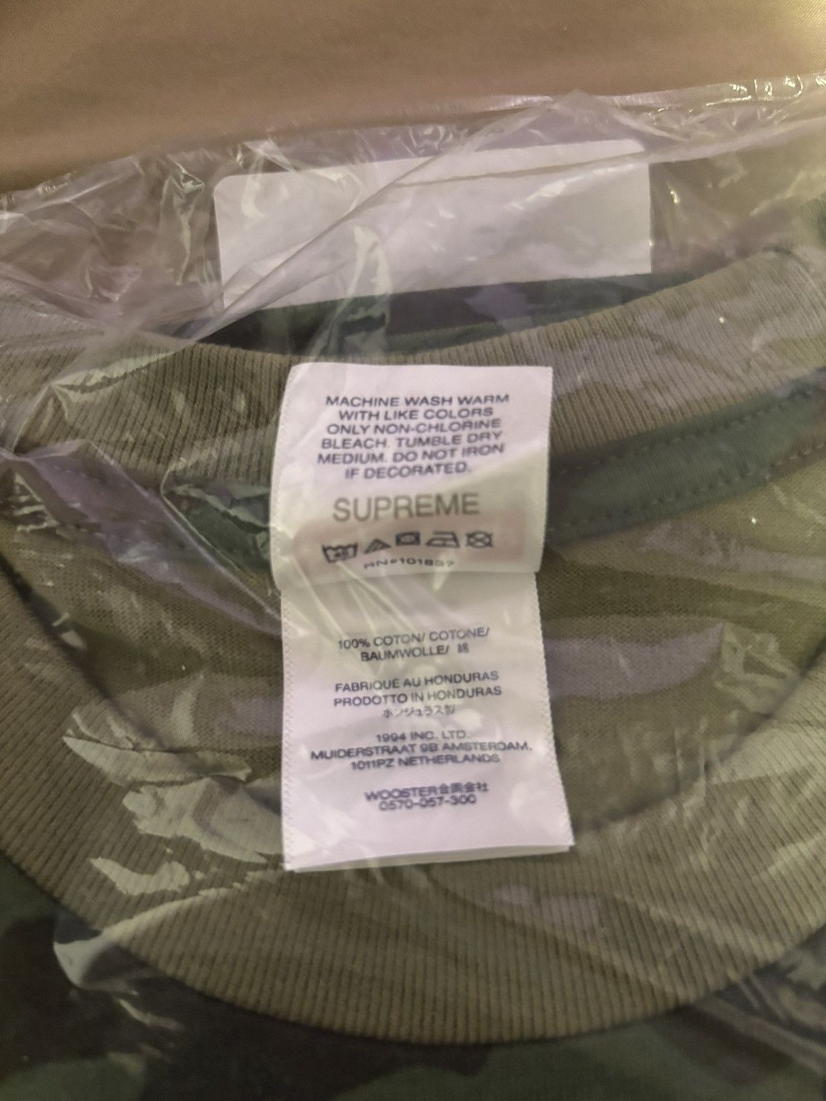 Supreme Playboi Carti Supreme Tee (Woodland Camo) Size US L / EU 52-54 / 3 - 2 Thumbnail