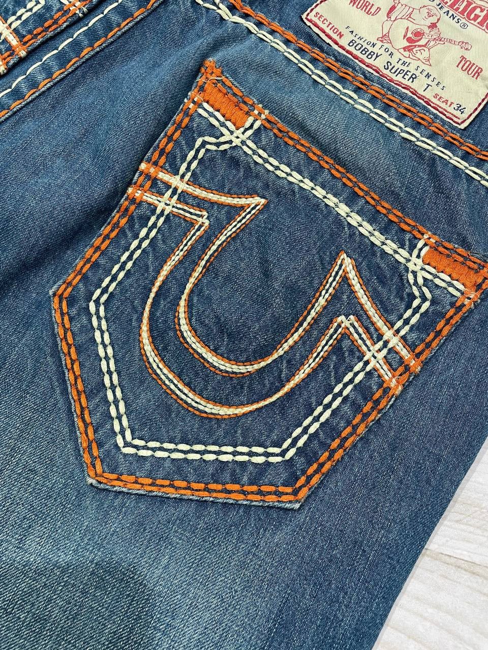 True Religion Vintage True Religion Bobby Super T Denim Jeans Y2K Size US 34 / EU 50 - 18 Thumbnail