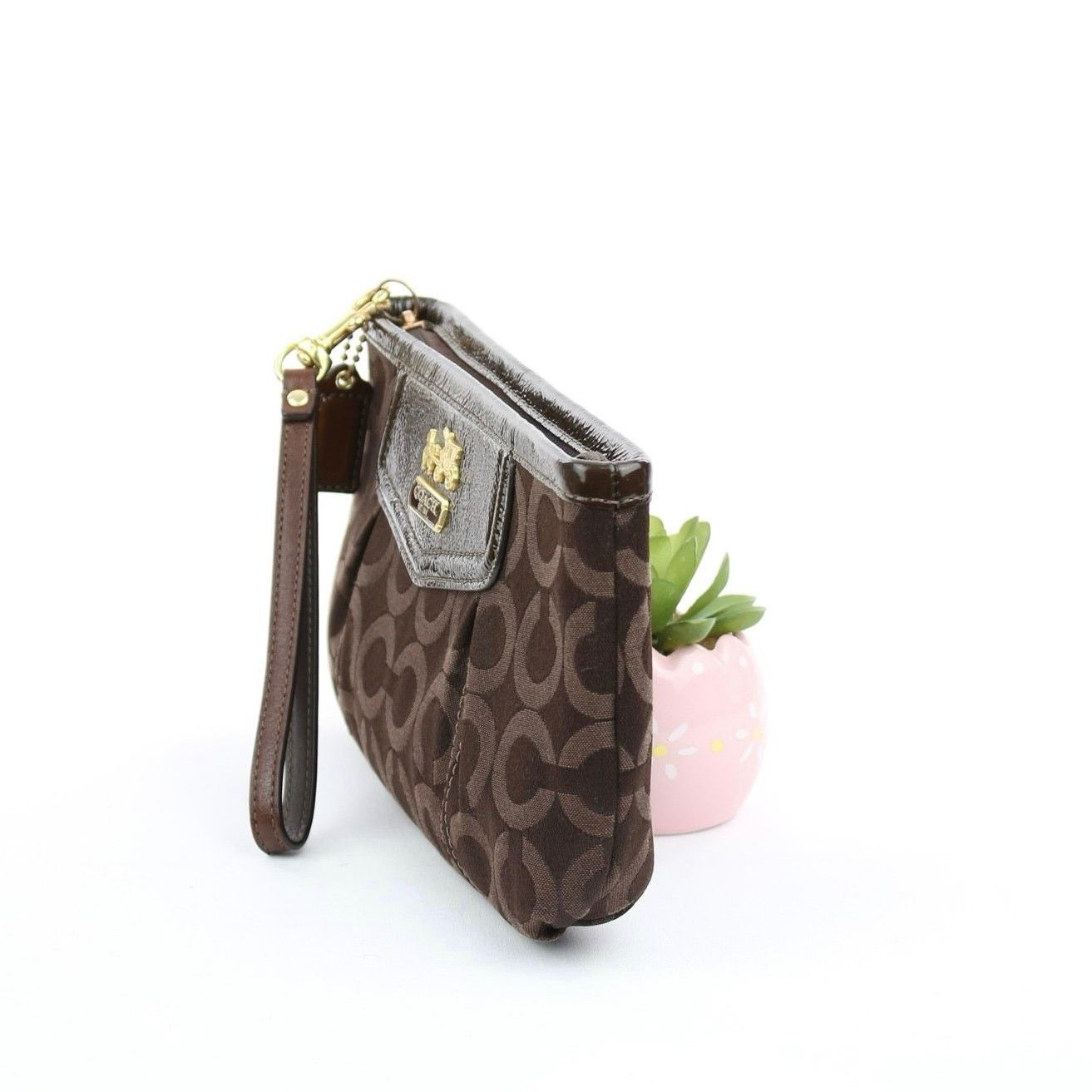Coach Coach Vintage Y2K Signature Wristlet Wallet Size ONE SIZE - 3 Thumbnail
