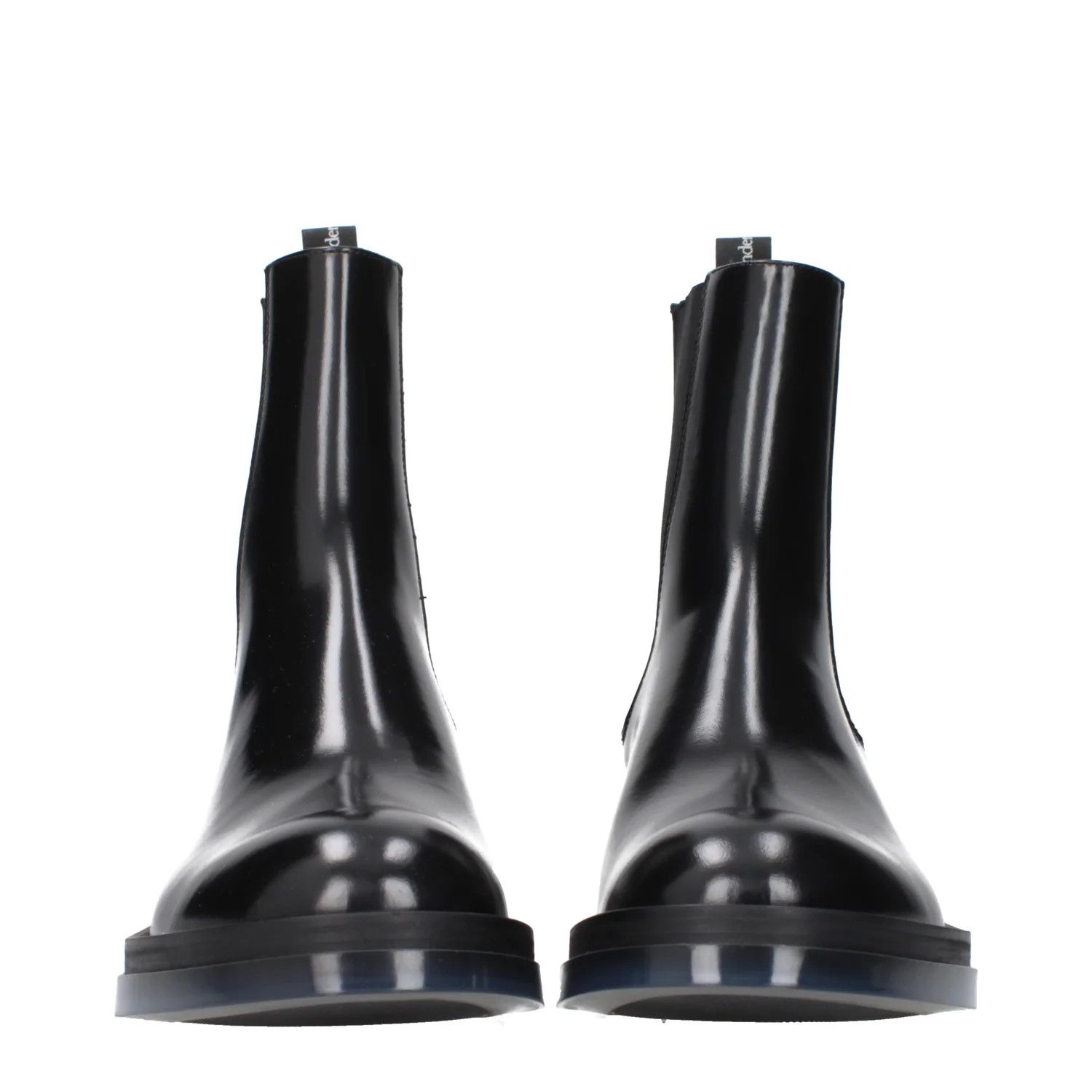 Alexander McQueen ob1o1e0225 Leather Ankle Boots in Black Size US 9.5 / EU 42-43 - 3 Thumbnail