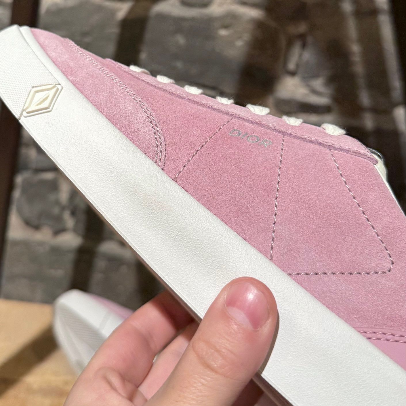 Dior Dior B101 Pink Suede Low-top Sneakers Size US 8 / EU 41 - 9 Thumbnail