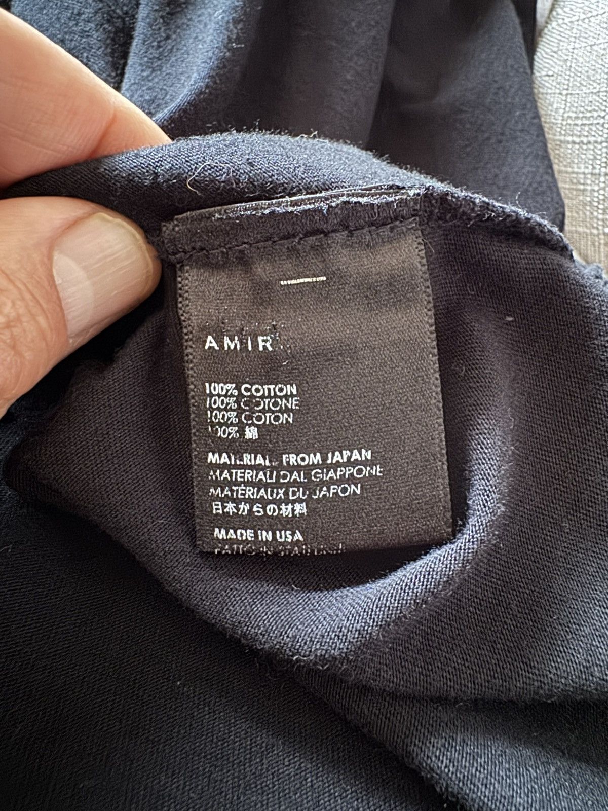 Amiri AMIRI tshirt SEE/STUDY real tape measurements in photos !!! Size US S / EU 44-46 / 1 - 18 Thumbnail