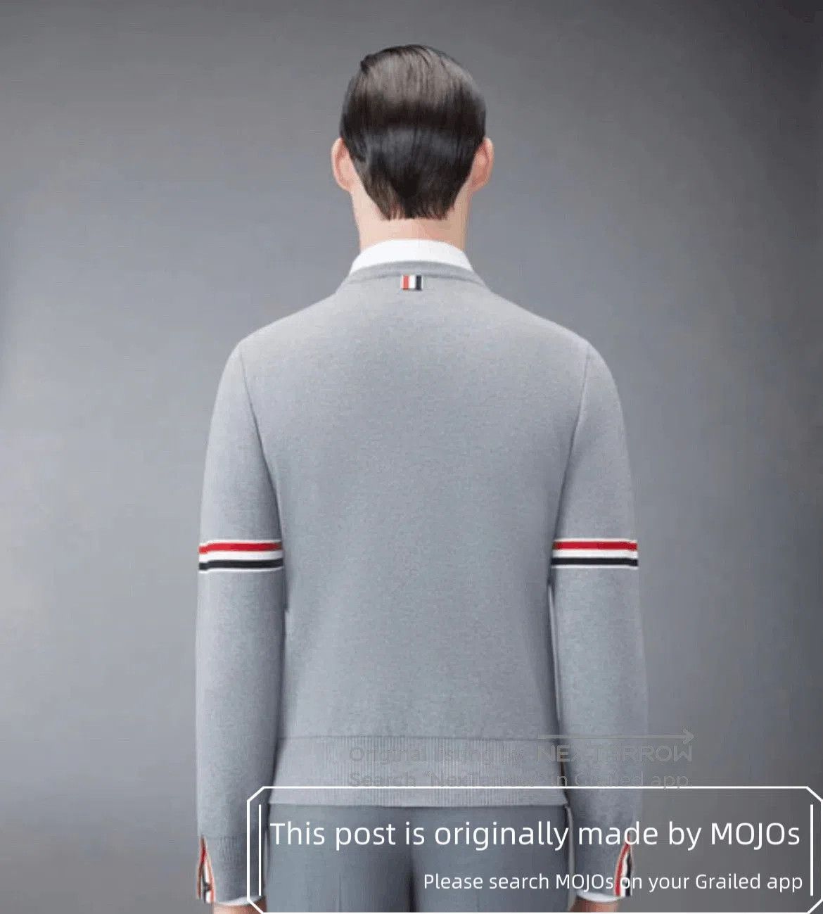Thom Browne Sz 2 Thom Browne Double Sleeves Stripe Knitwear Sweater. Size US M / EU 48-50 / 2 - 7 Thumbnail