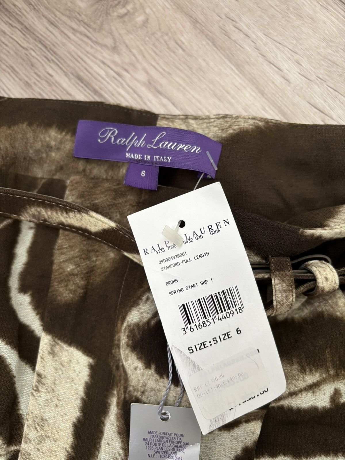 Ralph Lauren Purple Label Ralph Lauren Purple Label Collection Women’s Zebra Print Size 28" / US 6 / IT 42 - 9 Thumbnail