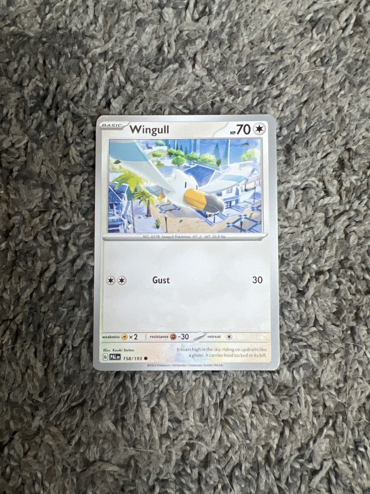 Hypebeast × Nintendo × Pokemon 2023 Pokémon Wingull Basic Card Size ONE SIZE - 1 Thumbnail