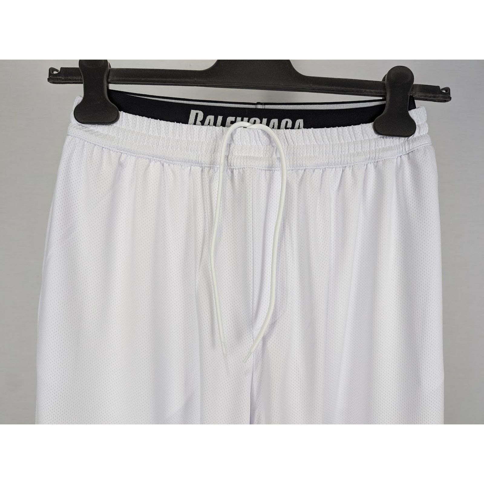 Balenciaga o1rshd1 Q:2 / Technical Mesh Swim Short in White Size US 36 / EU 52 - 3 Thumbnail
