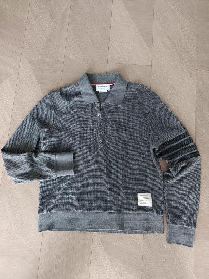 Thom Browne Thom Browne Classic Polo Sweatshirt Size US L / EU 52-54 / 3 - 1 Thumbnail