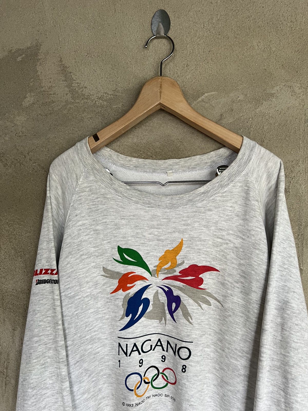 Vintage Vintage Nagano Olympic Japan Sweatshirt Size US XL / EU 56 / 4 - 3 Thumbnail