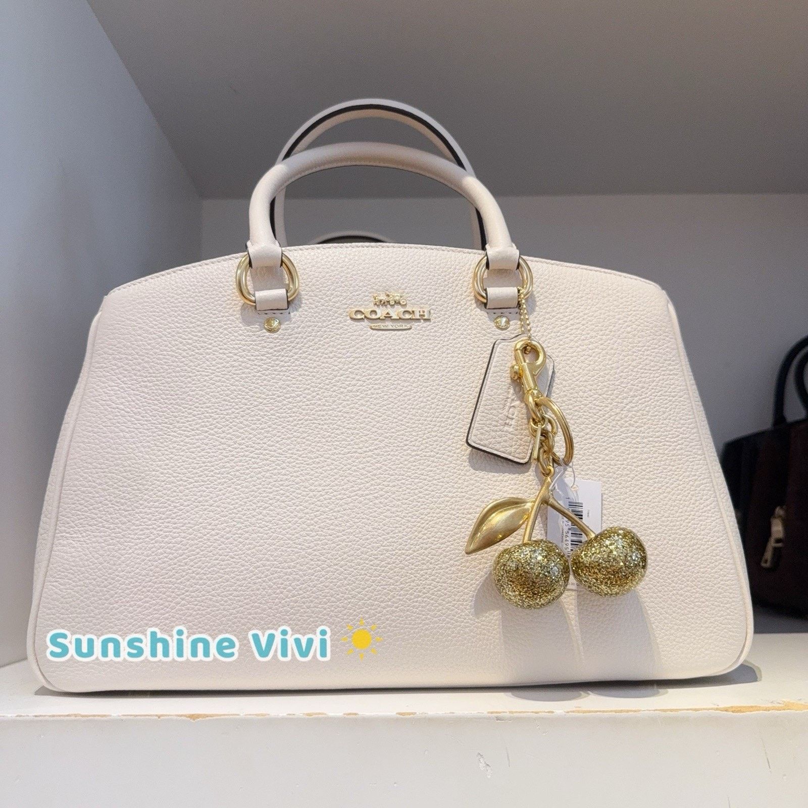 Coach NWT Coach Signature Cherry Bag Charm Key chain 77840（no bag） Size ONE SIZE - 4 Thumbnail