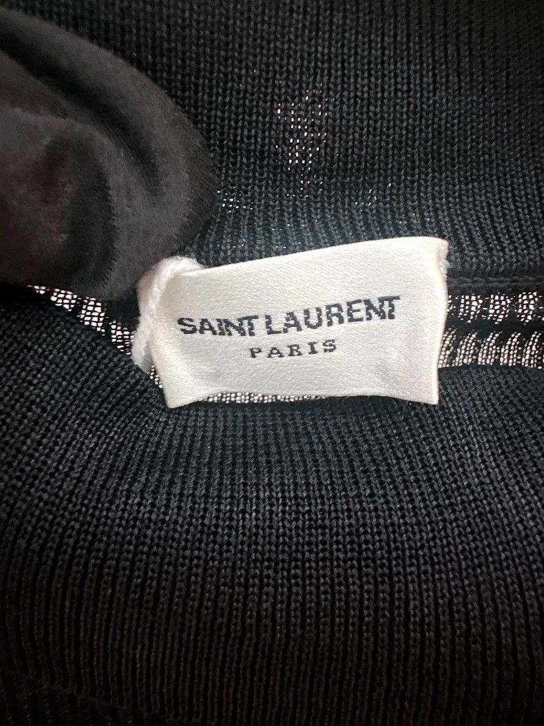 Saint Laurent Paris Saint Laurent Paris Black knit undershirt Size L / US 10 / IT 46 - 3 Thumbnail