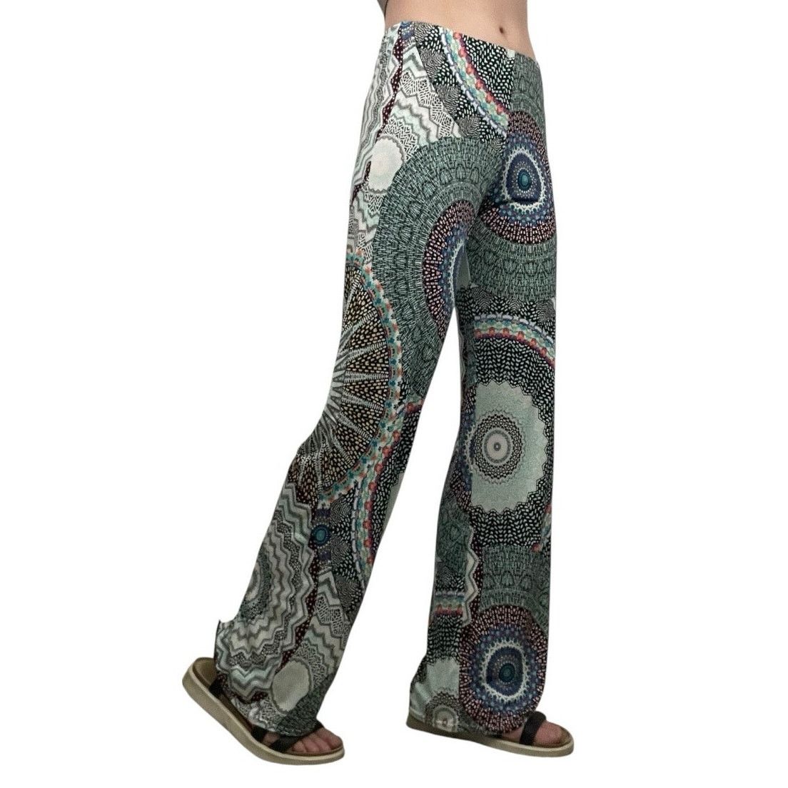 Other Au Soleil De St. Tropez Colorful Mandala Print Boho Pants Size 27" / US 4 / IT 40 - 3 Thumbnail