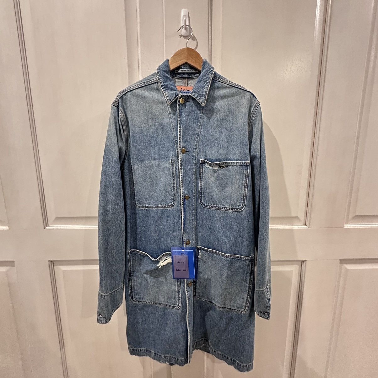 Acne Studios Acne Studios Bla Konst Denim Coat Size US M / EU 48-50 / 2 - 1 Thumbnail