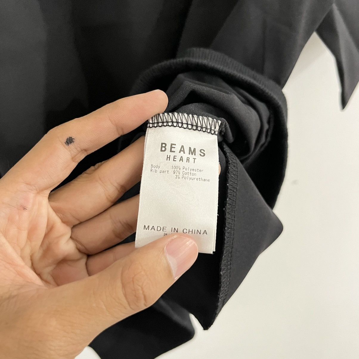 Beams Japan Beams Black Tee Boxy Fit - JUN25 Size US S / EU 44-46 / 1 - 5 Thumbnail