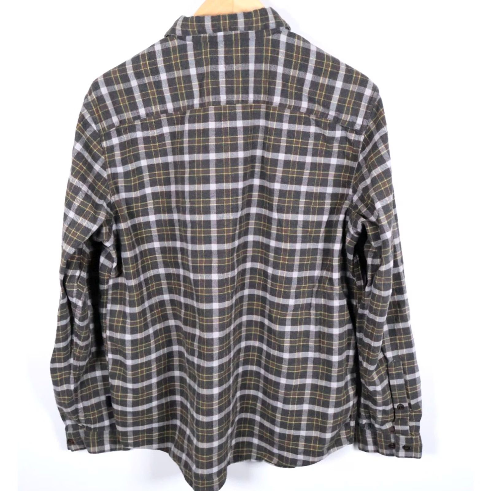 Patagonia Patagonia Shirt XL Men Brown Gray Plaid Organic Cotton Fjord Flannel Button-Up Long Sleeve Collared Trail Workwear Vintage No Size US XL / EU 56 / 4 - 2 Thumbnail